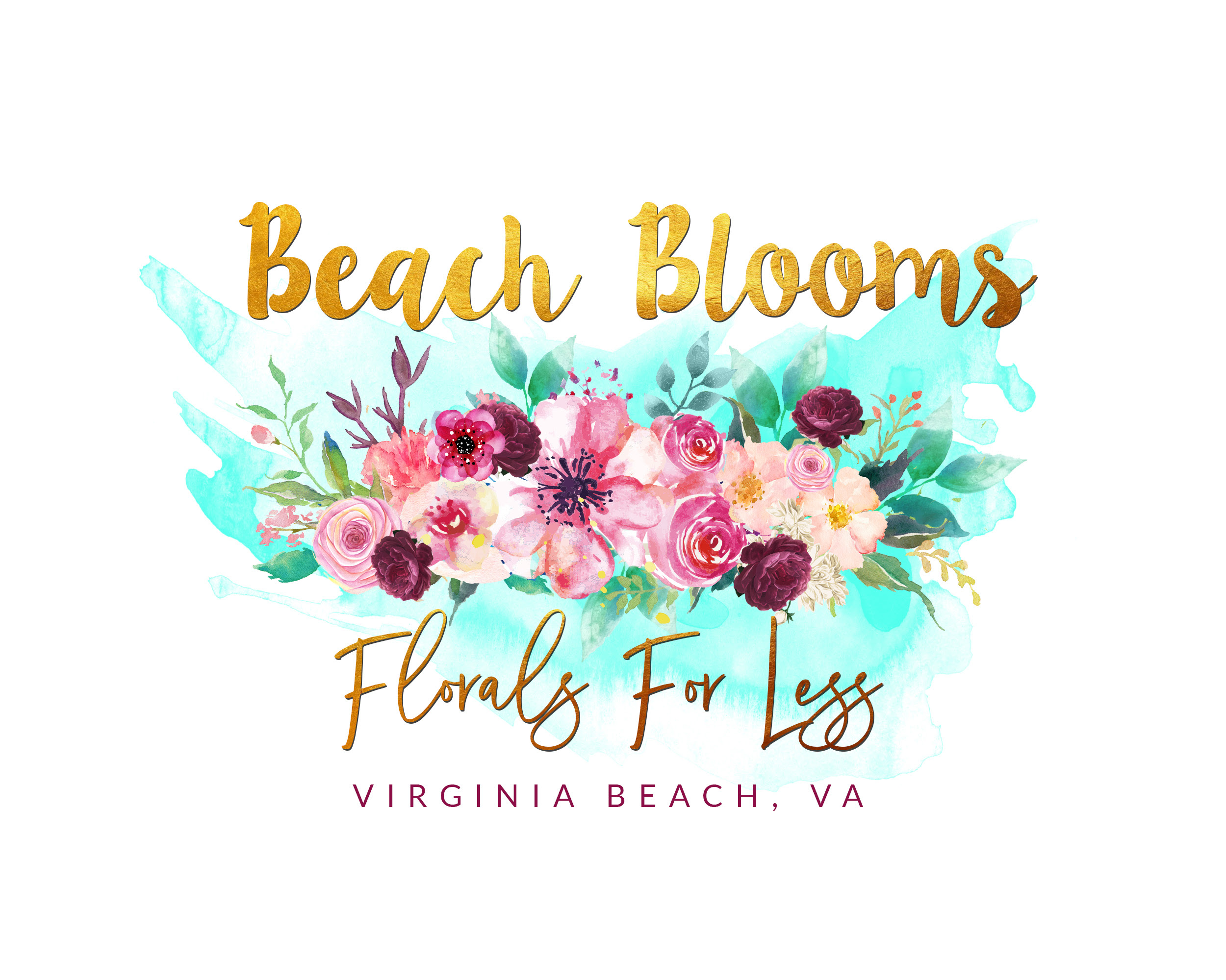 Beach Blooms Wedding Flowers
