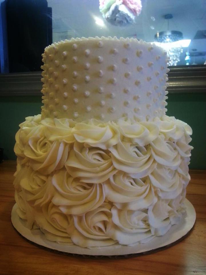 Made from scratch wedding cake